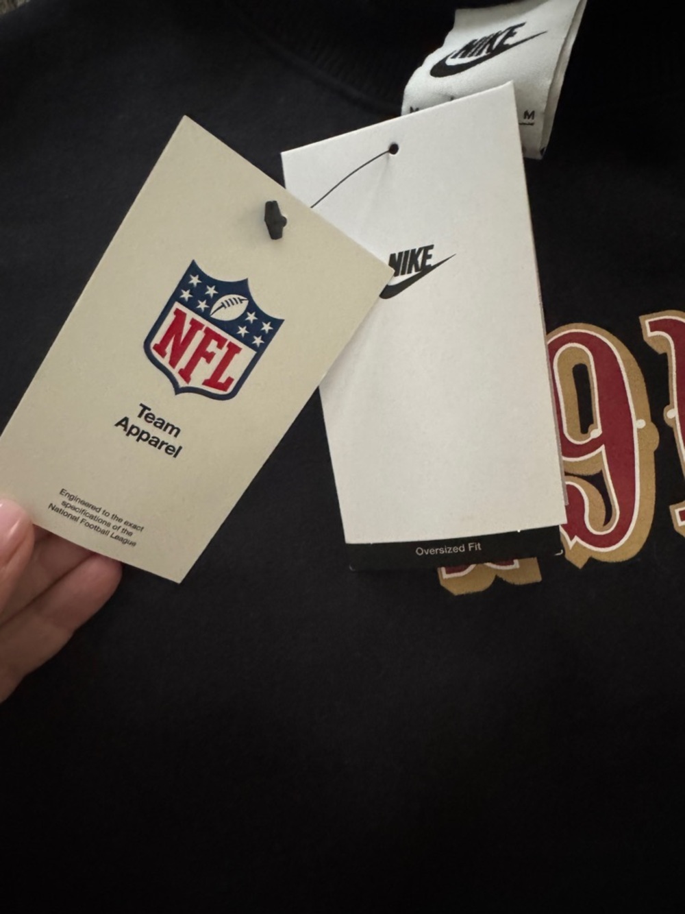 Nike San Francisco 49ers 80th Anniversary Phoenix Women's Nike NFL Pullover Crew - Picture 5 of 10